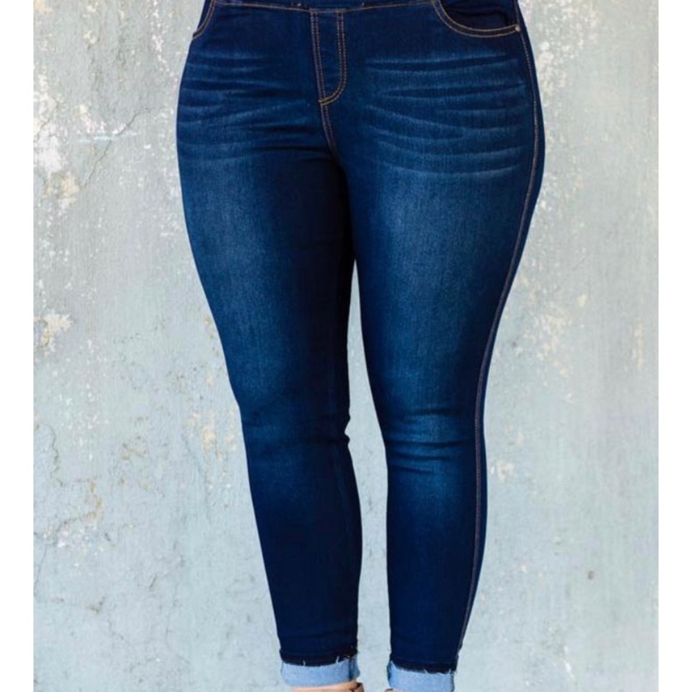 Denim jeggings